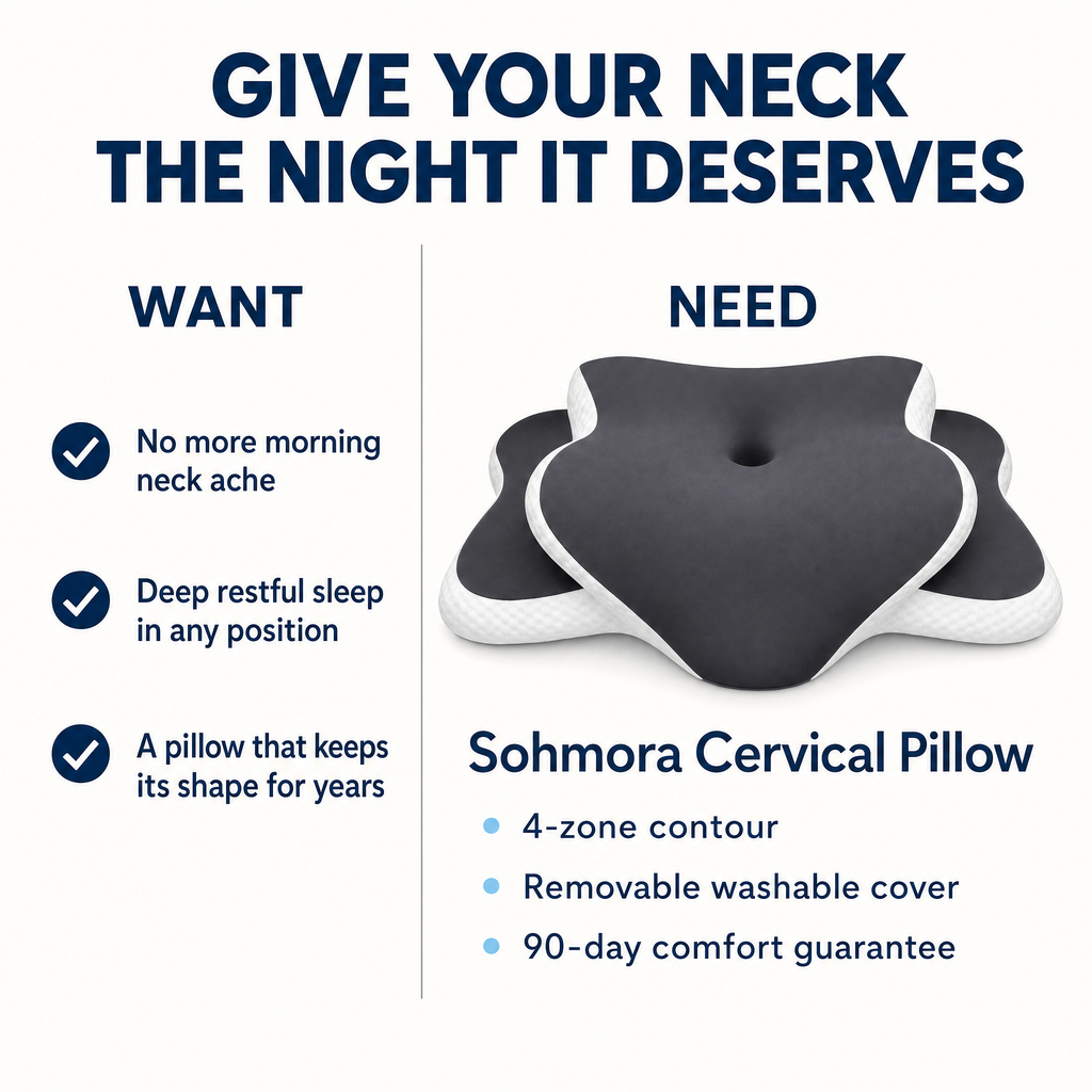 Sohmora Cervical Support Pillow