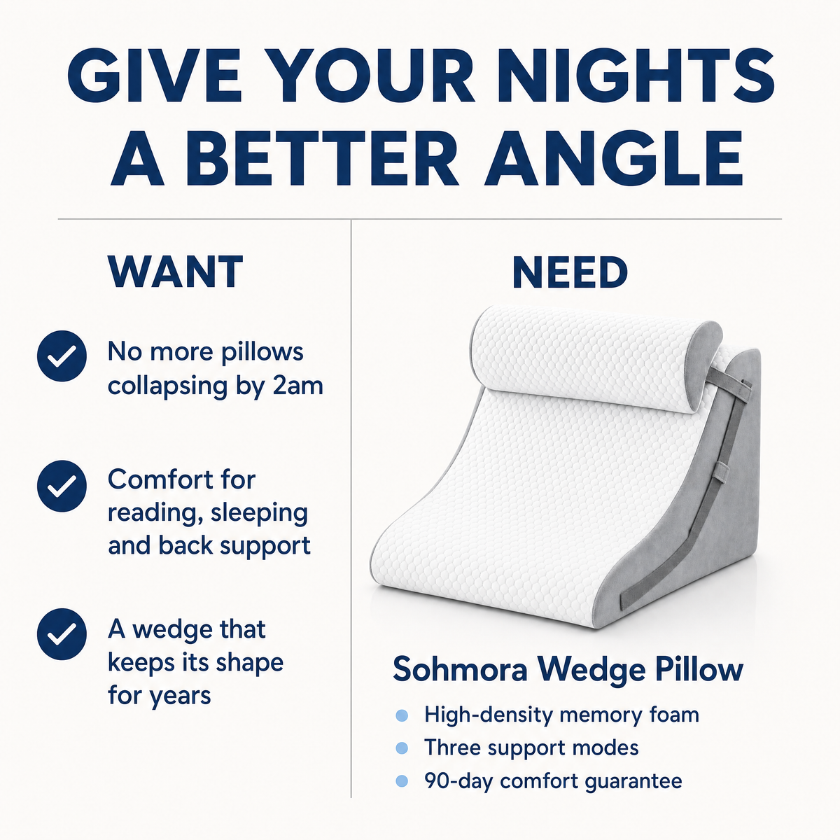 Sohmora Wedge Pillow