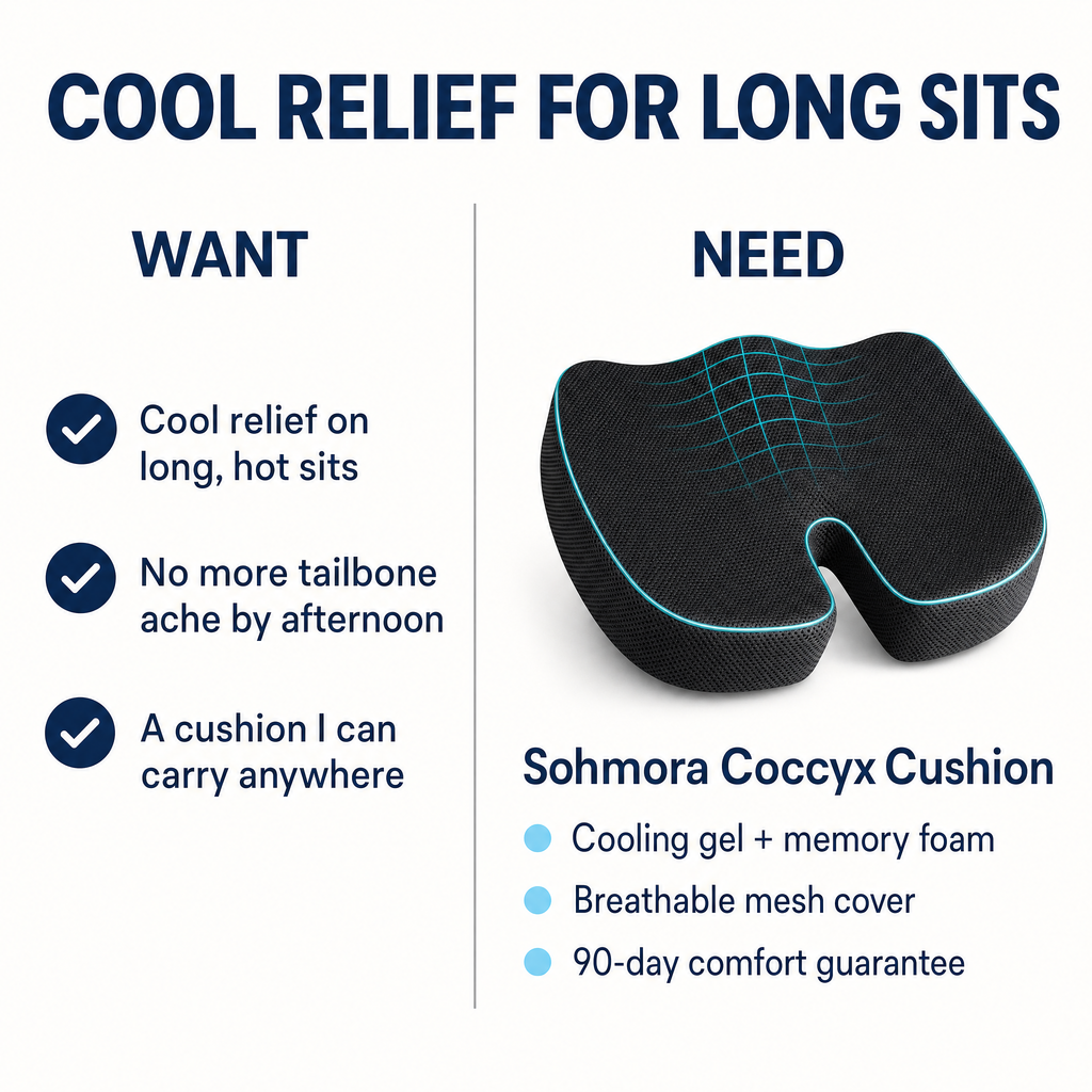 Sohmora Coccyx Cushion